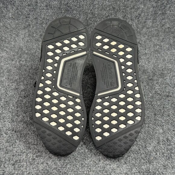 Adidas NMD R1 V2 Running Shoes Boys Size 6 Black Retro Athletic Training Sneaker - Picture 10 of 12